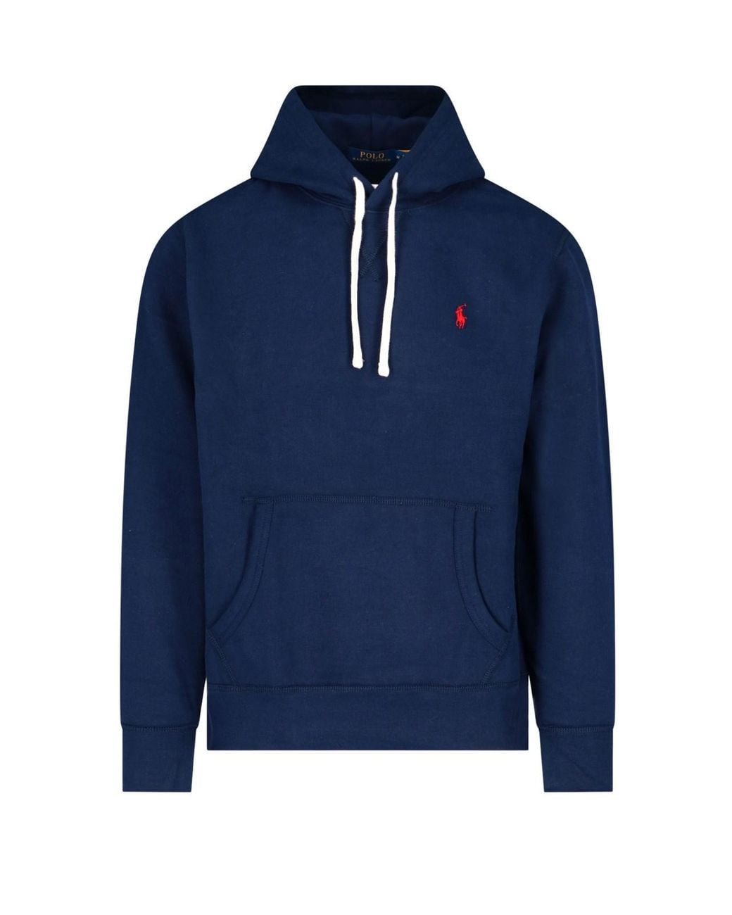 Polo Ralph Lauren Blue Logo Hoodie Sweatshirt for men