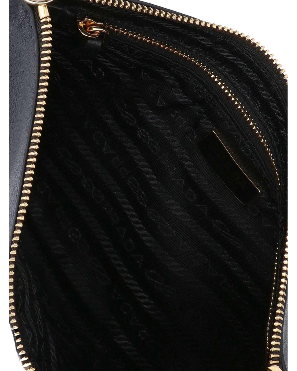 Prada Black Logo Pouch