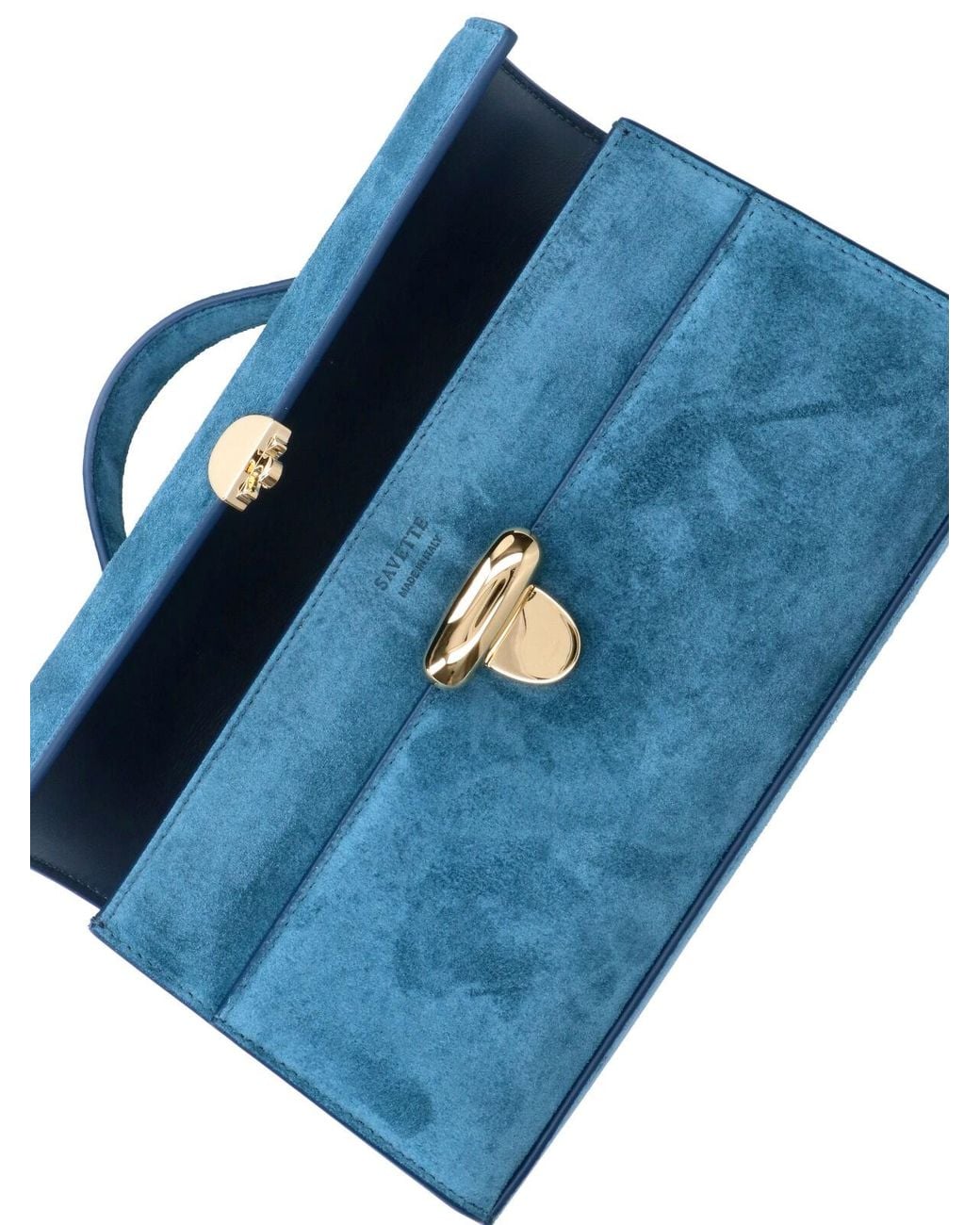 SAVETTE Blue Clutch “Symmetry”