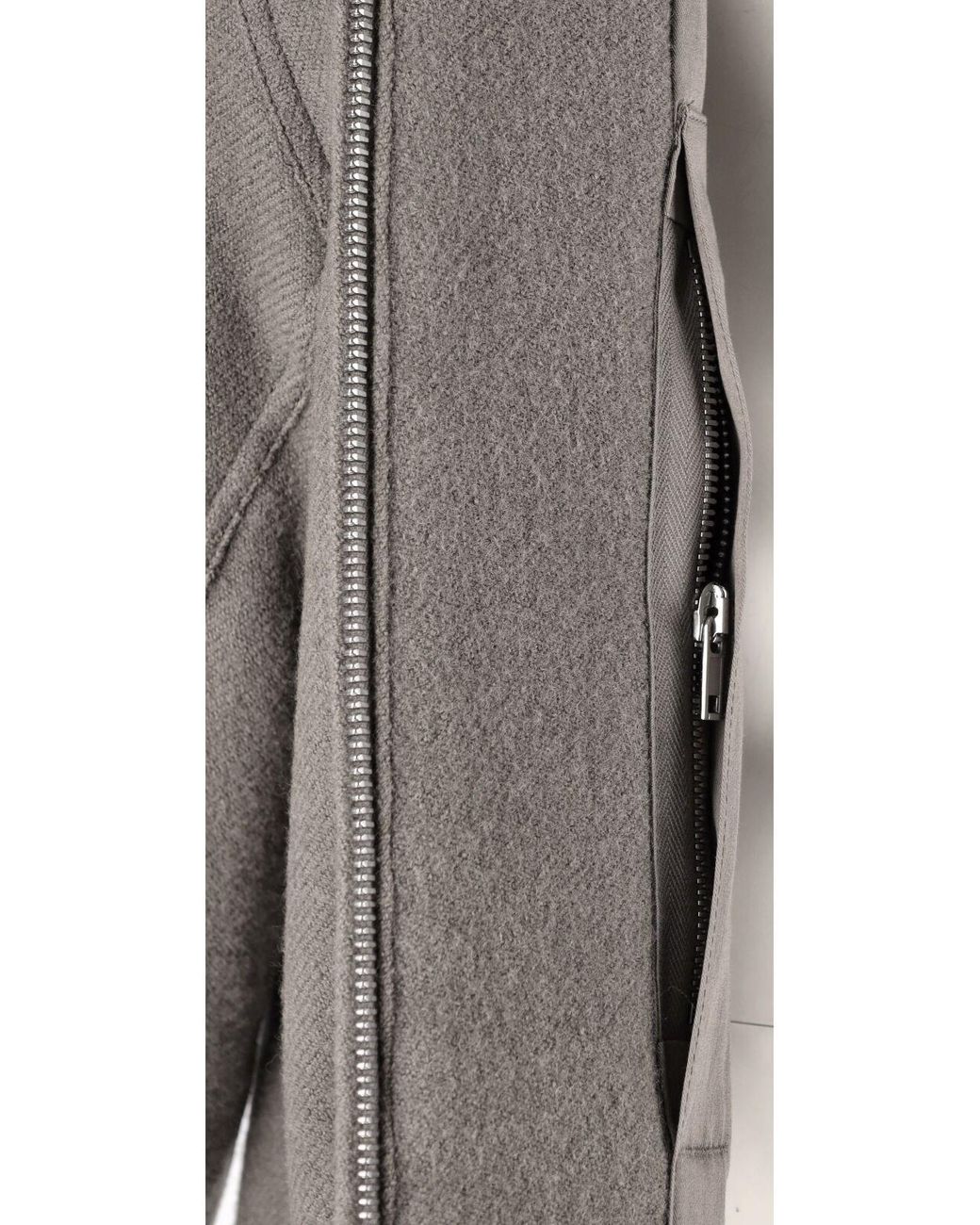 Rick Owens Gray Jacket “Brad” for men