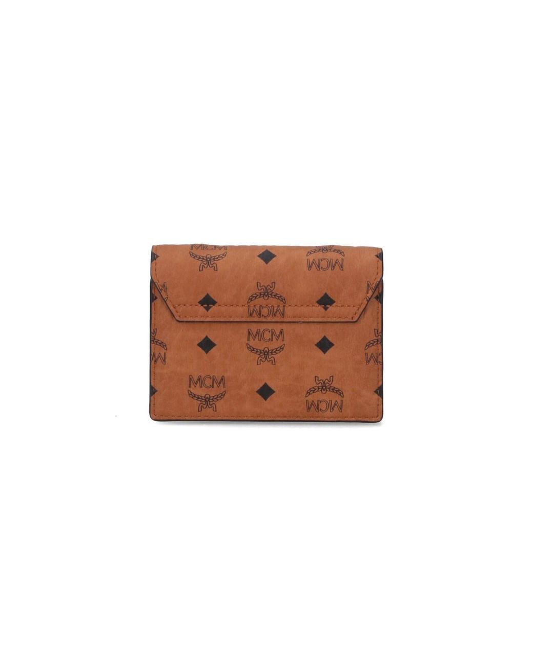 MCM White Wallets Polyurethane