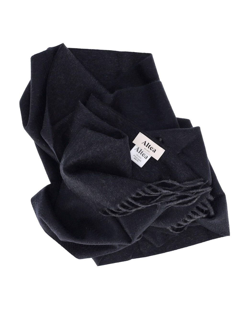 Altea Black Cashmere Scarf for men