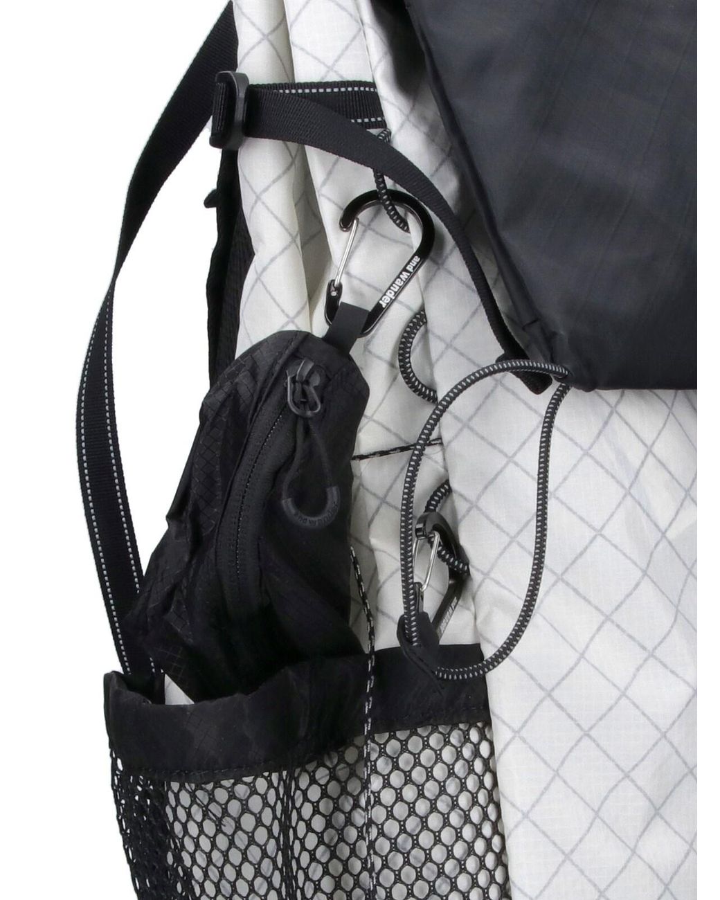 And Wander Black Ecopack 30L Backpack for men