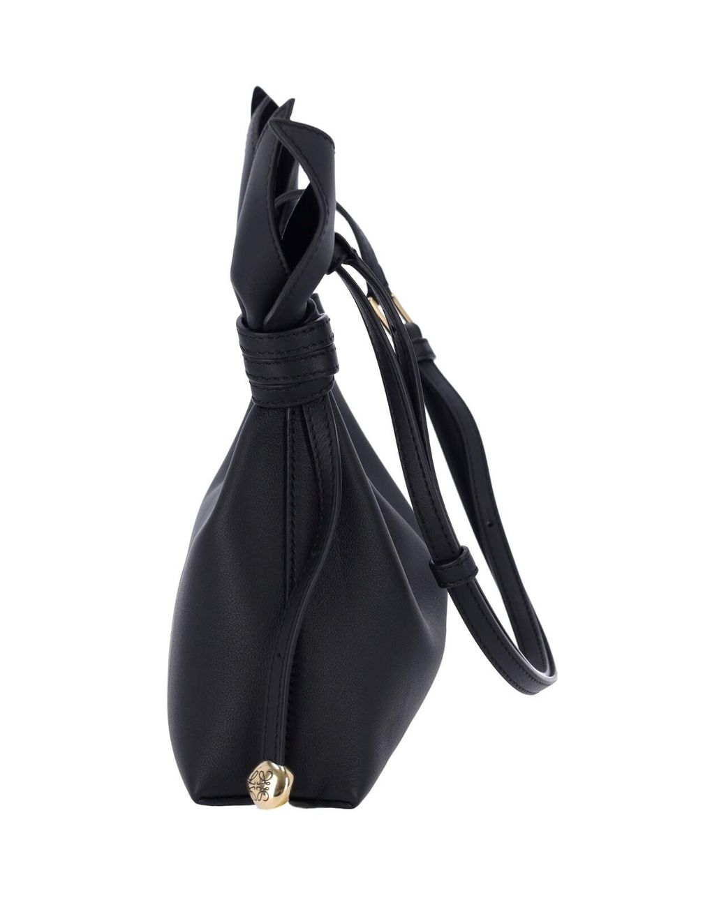 Loewe Black Mini Shoulder Bag "Scarf"