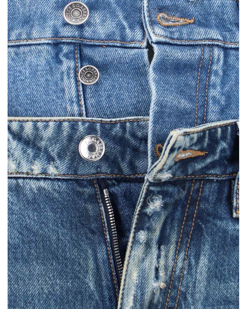 Dolce & Gabbana Blue Jeans Cotton