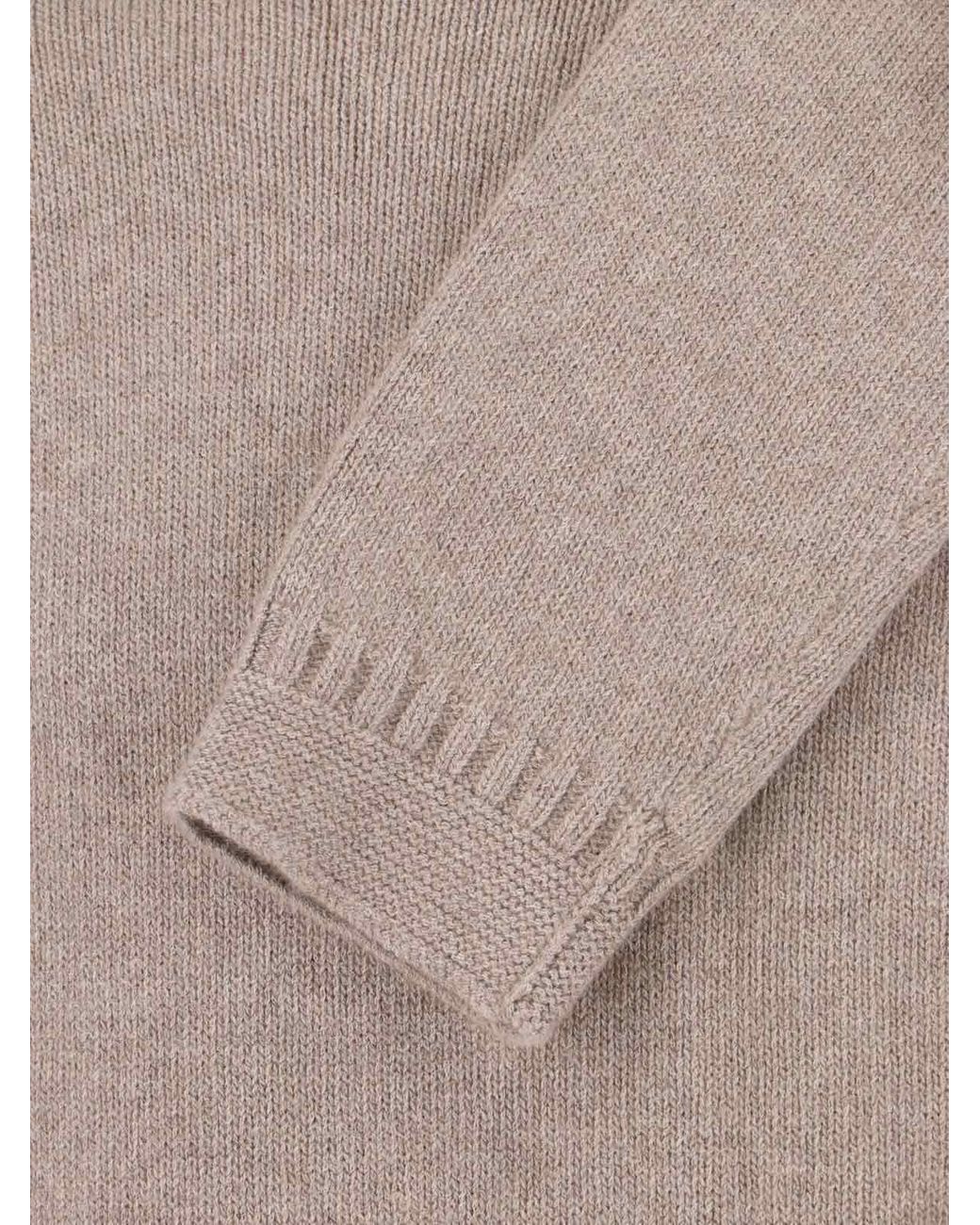 Loro Piana Gray Cashmere Sweater for men