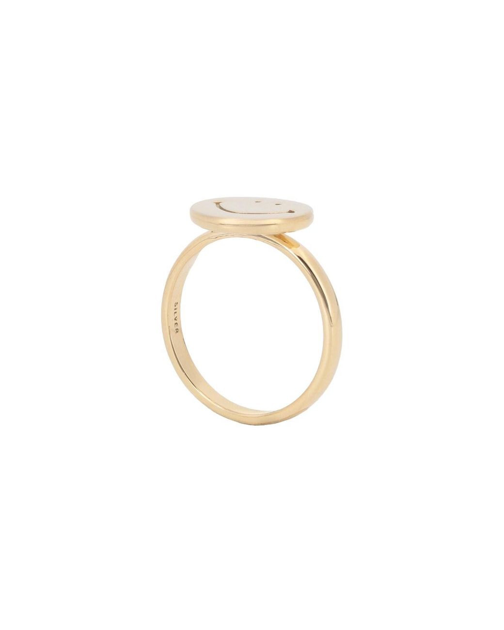 Needles Metallic Ring “Smile” for men