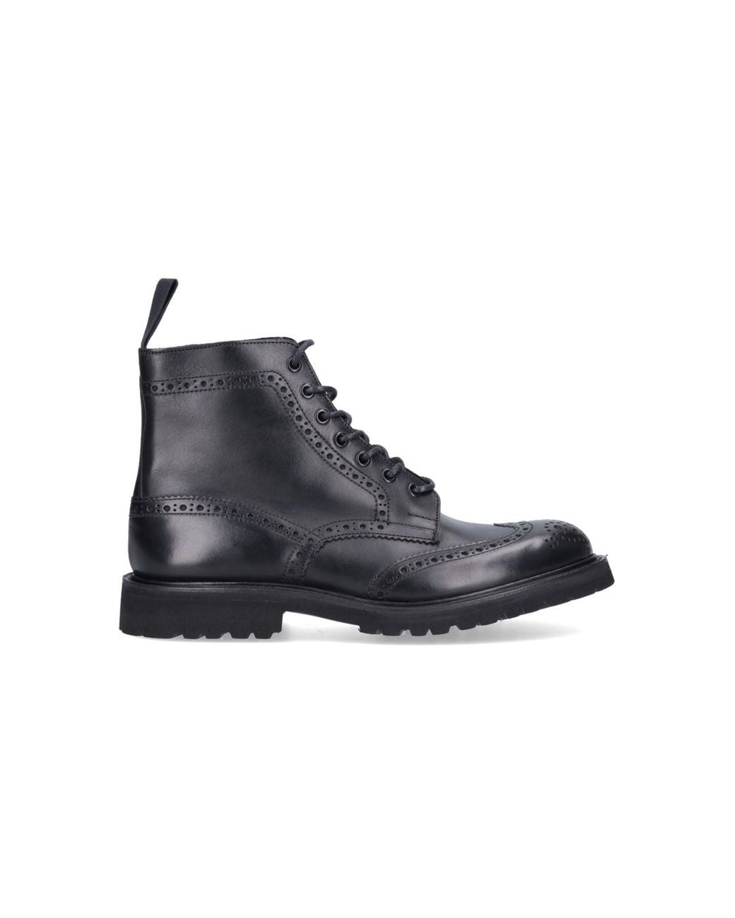 Tricker's Blue 'Stow' Ankle Boots for men