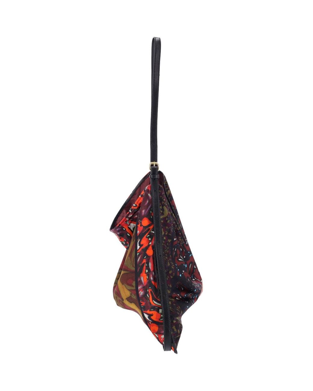 Dries Van Noten White Printed Shoulder Bag "Scarf"