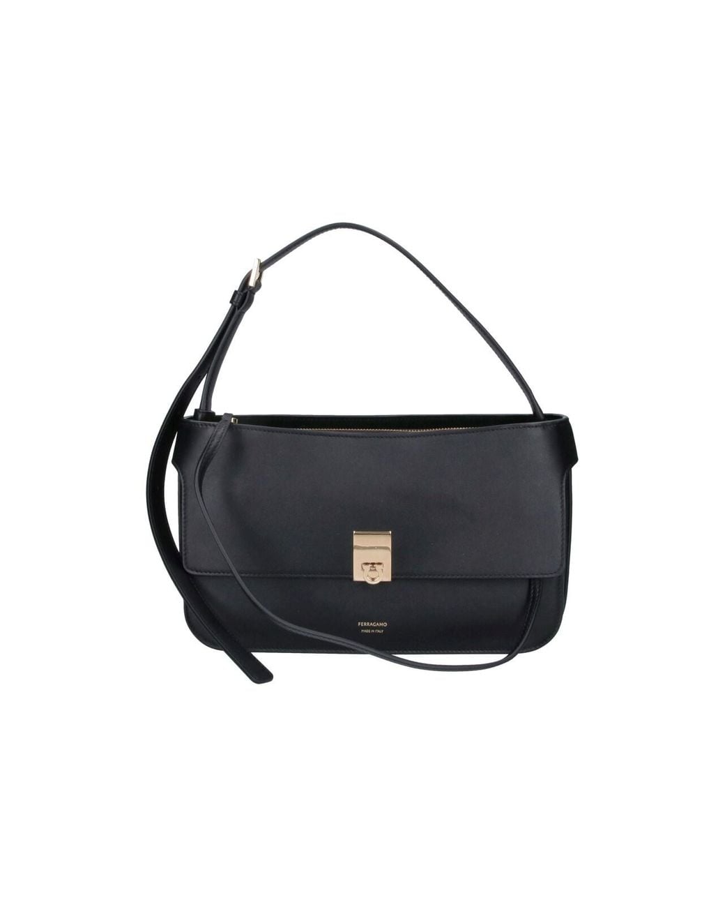 Ferragamo Black Shoulder Bag "Cara Xs"