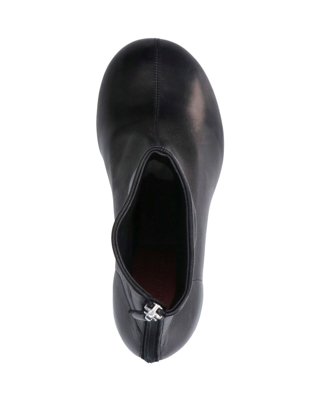 AMINA MUADDI Black Leather Ankle Boots