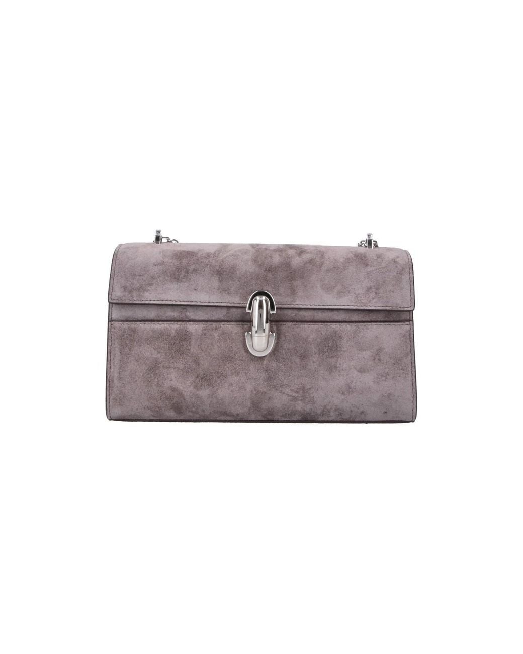 SAVETTE Gray Clutch “Symmetry Chain”