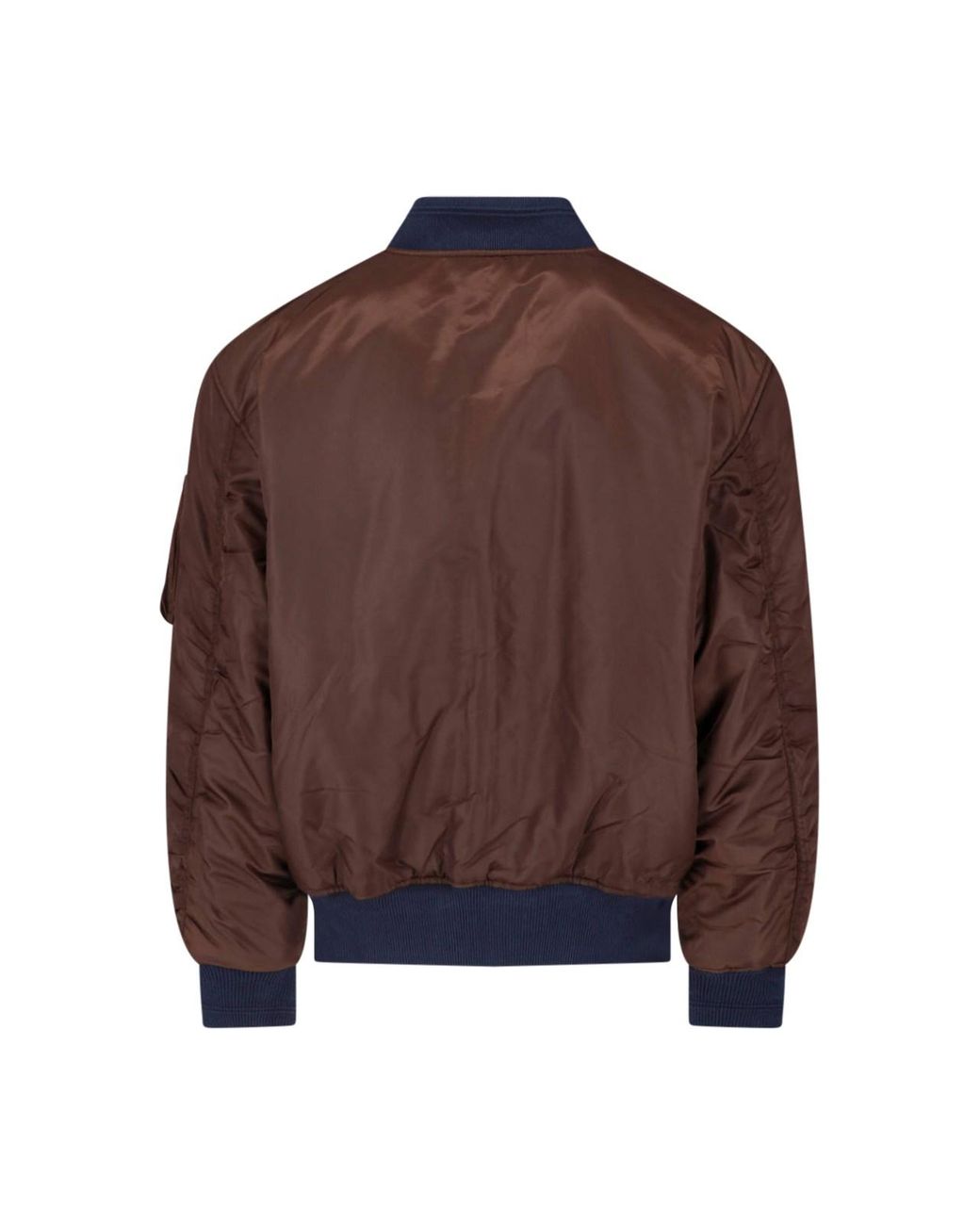 DIESEL Blue Bomber Jacket for men