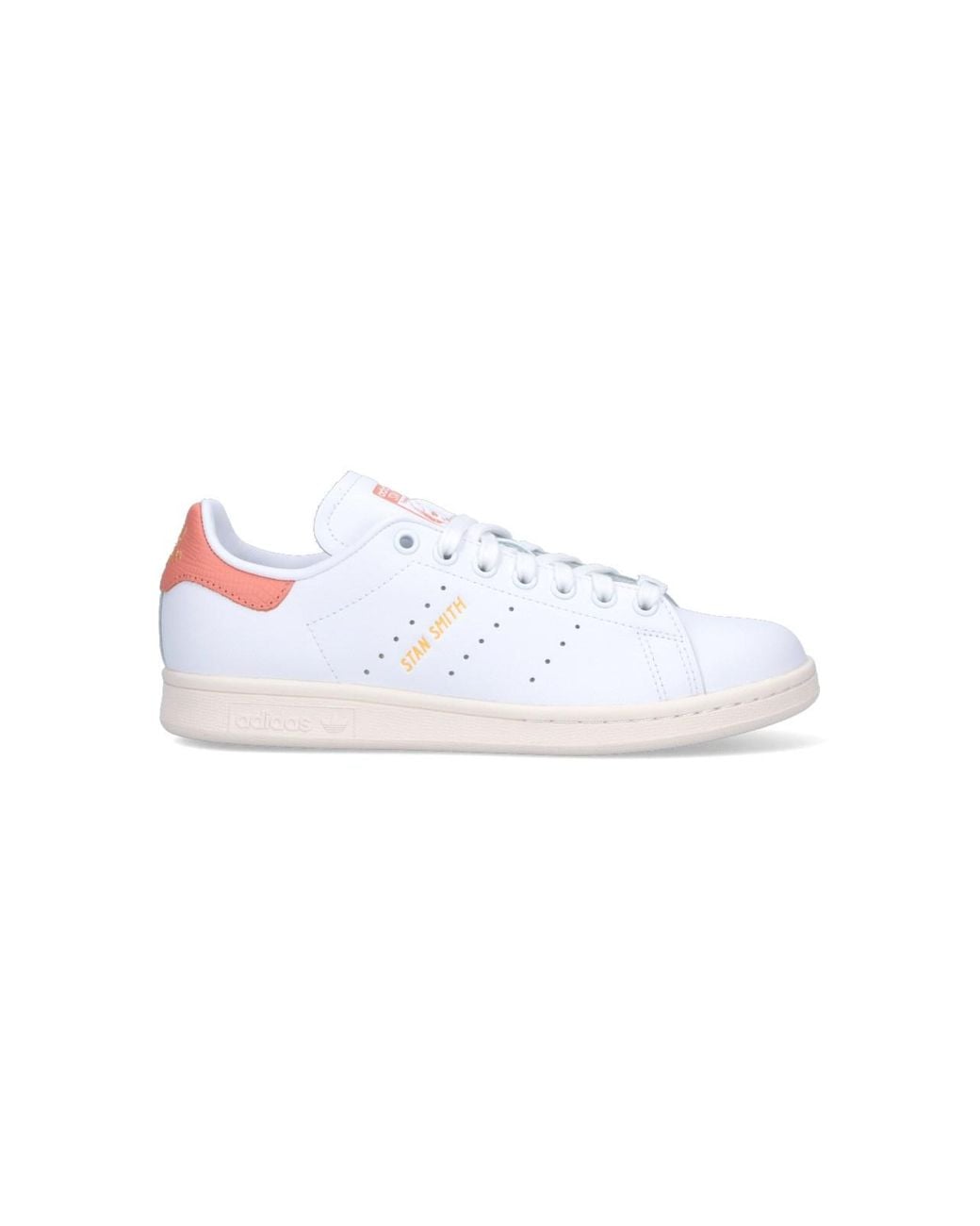 Adidas White Sneakers Pelle