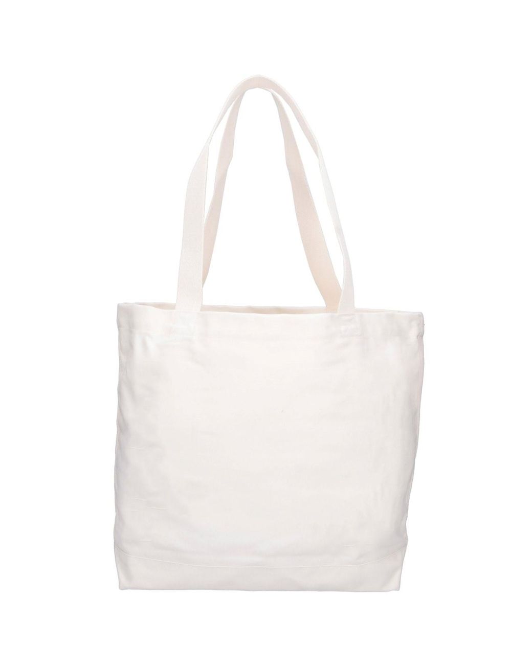Maison Kitsuné White 100% Cotton Tote Bag for men