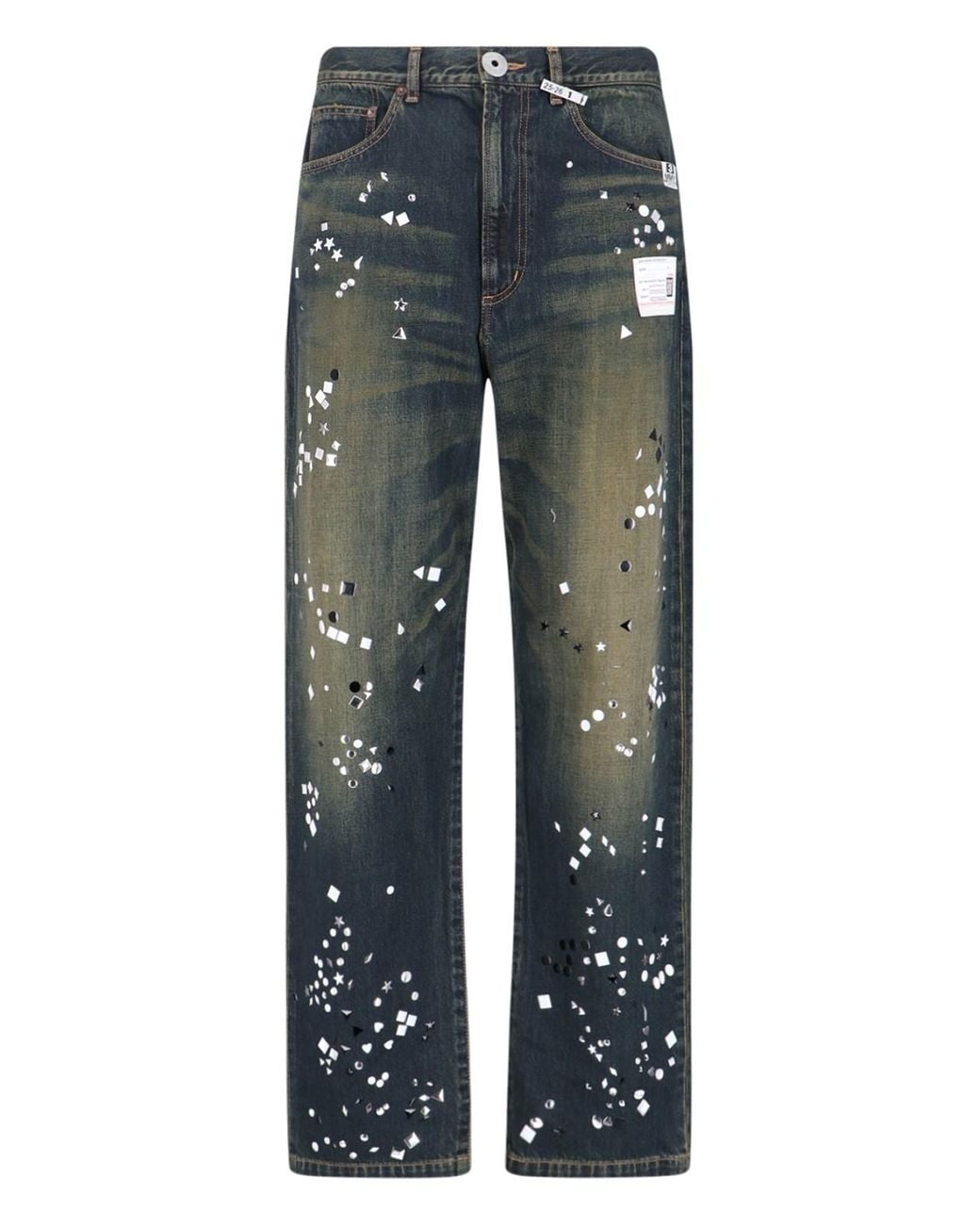 Maison Mihara Yasuhiro Blue Jeans Cotton for men