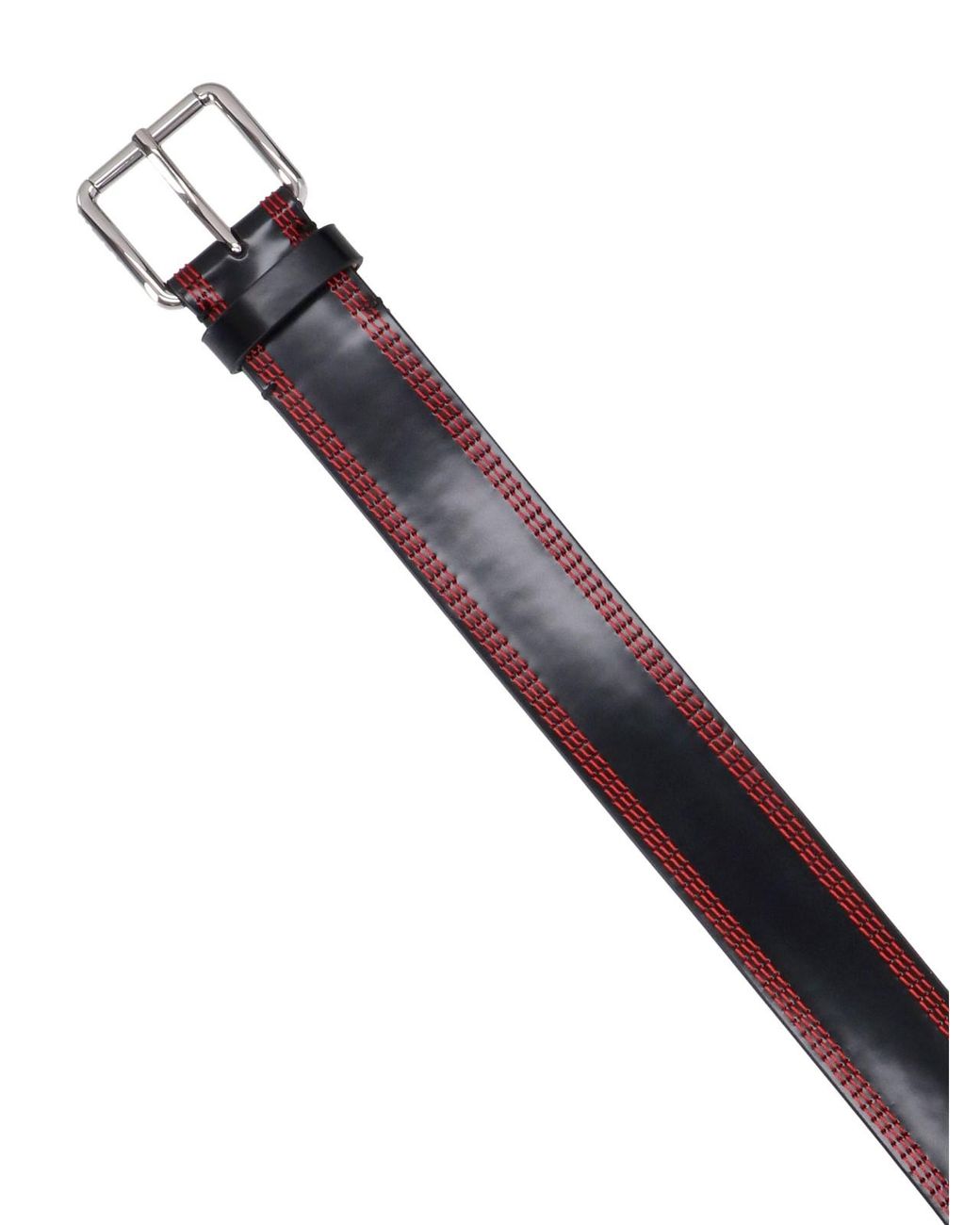 Marni Black Leather Belt With Oversized Buckle