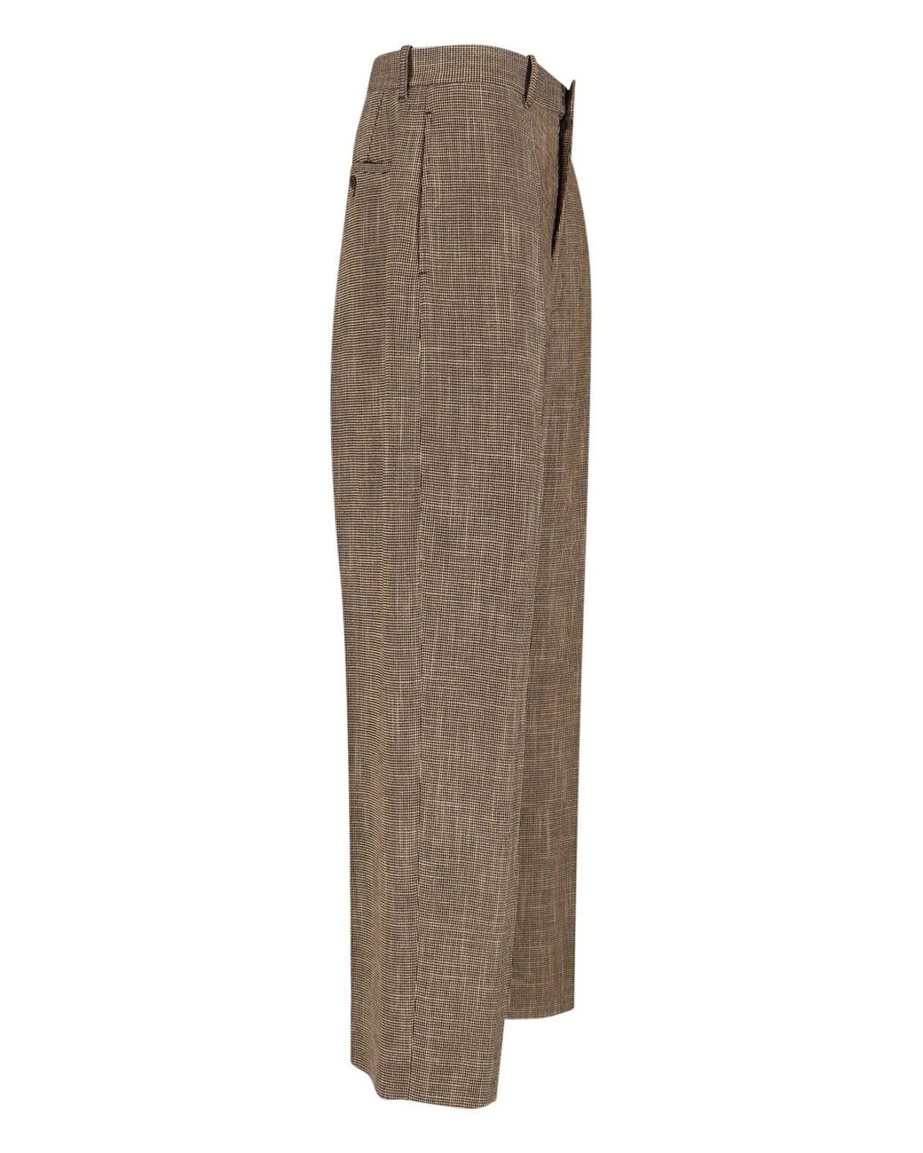 Phoebe Philo Gray Tailored Trousers "Drop"