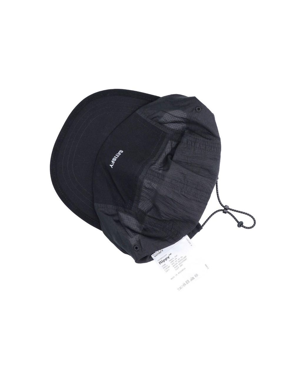Satisfy Black Baseball Cap “Rippy” for men