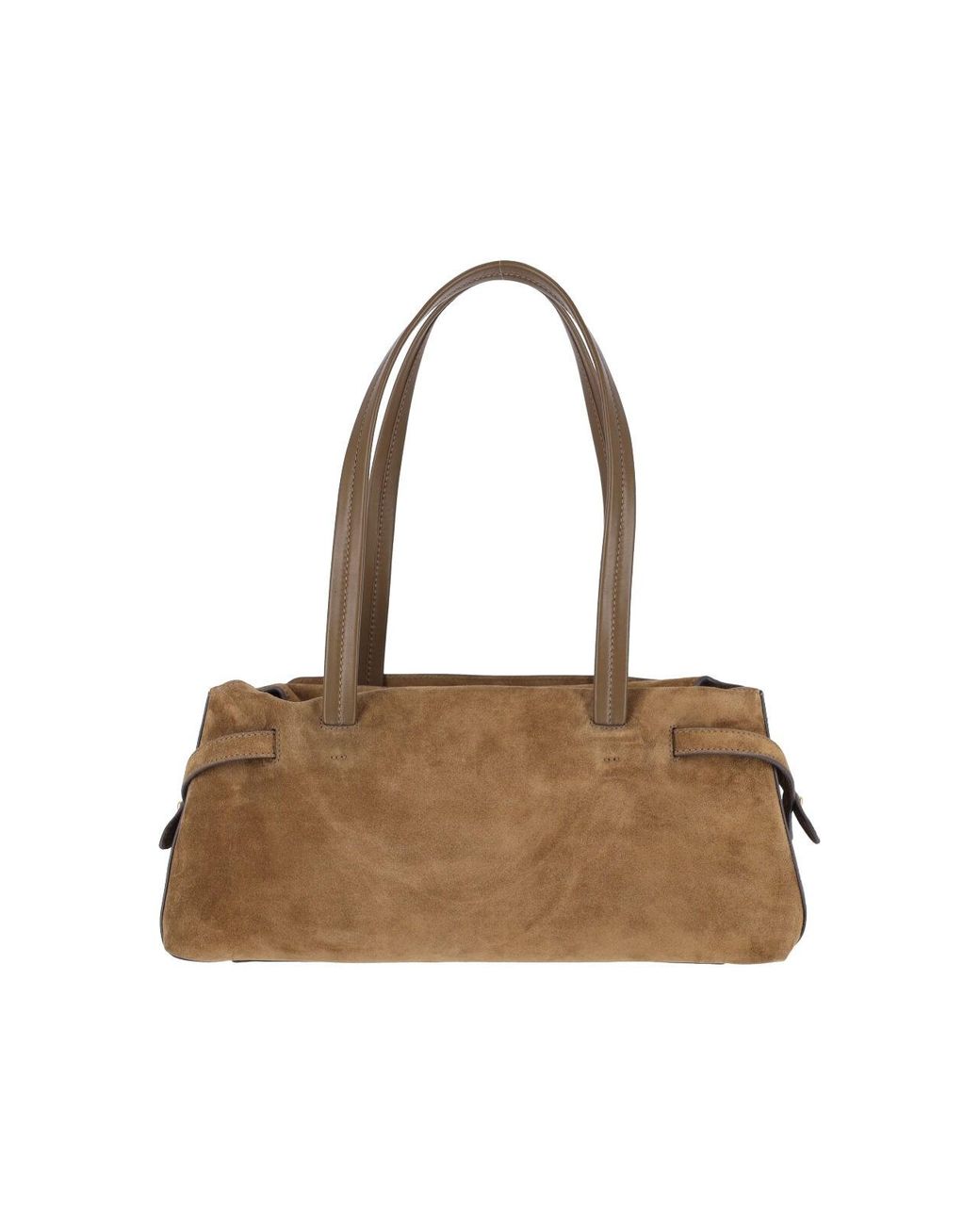 Anya Hindmarch Natural Suede Shoulder Bag