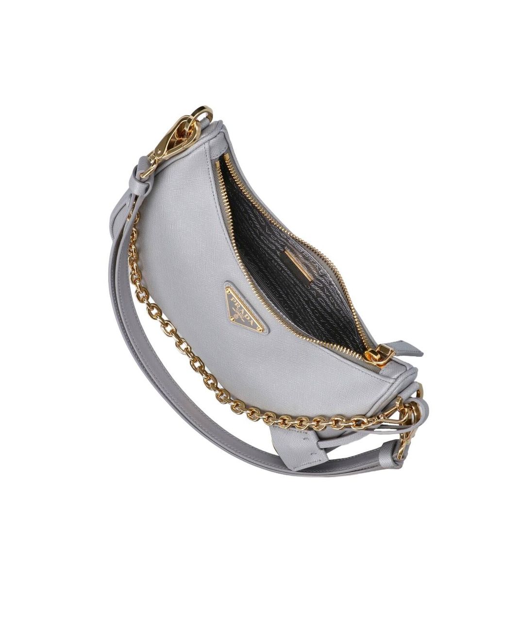 Prada Gray Mini Shoulder Bag "Re-Edition"