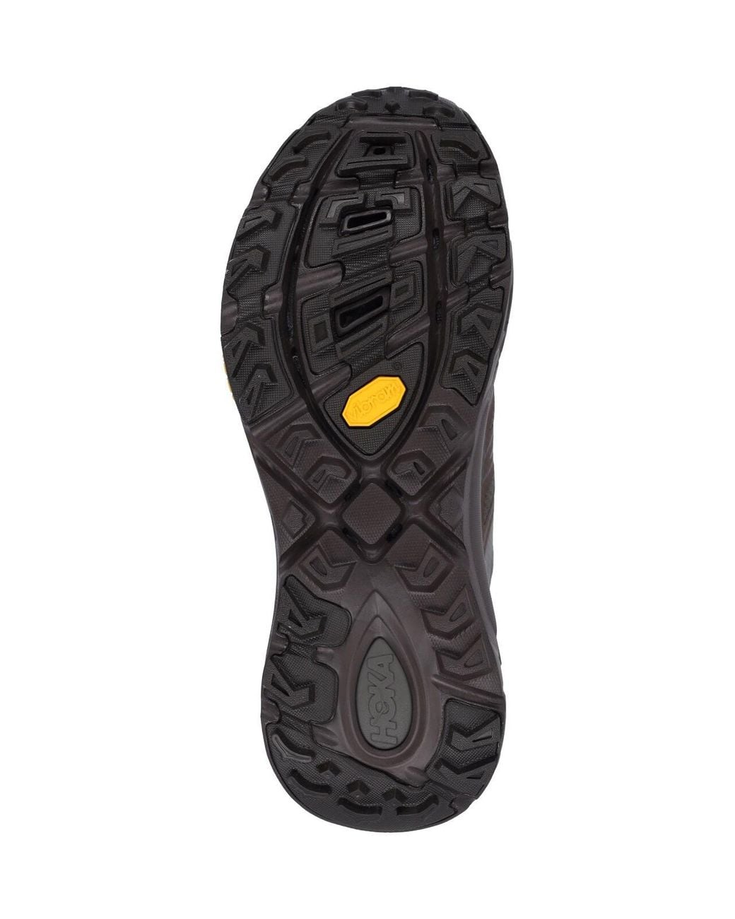 Hoka One One Brown Sneakers Fabric