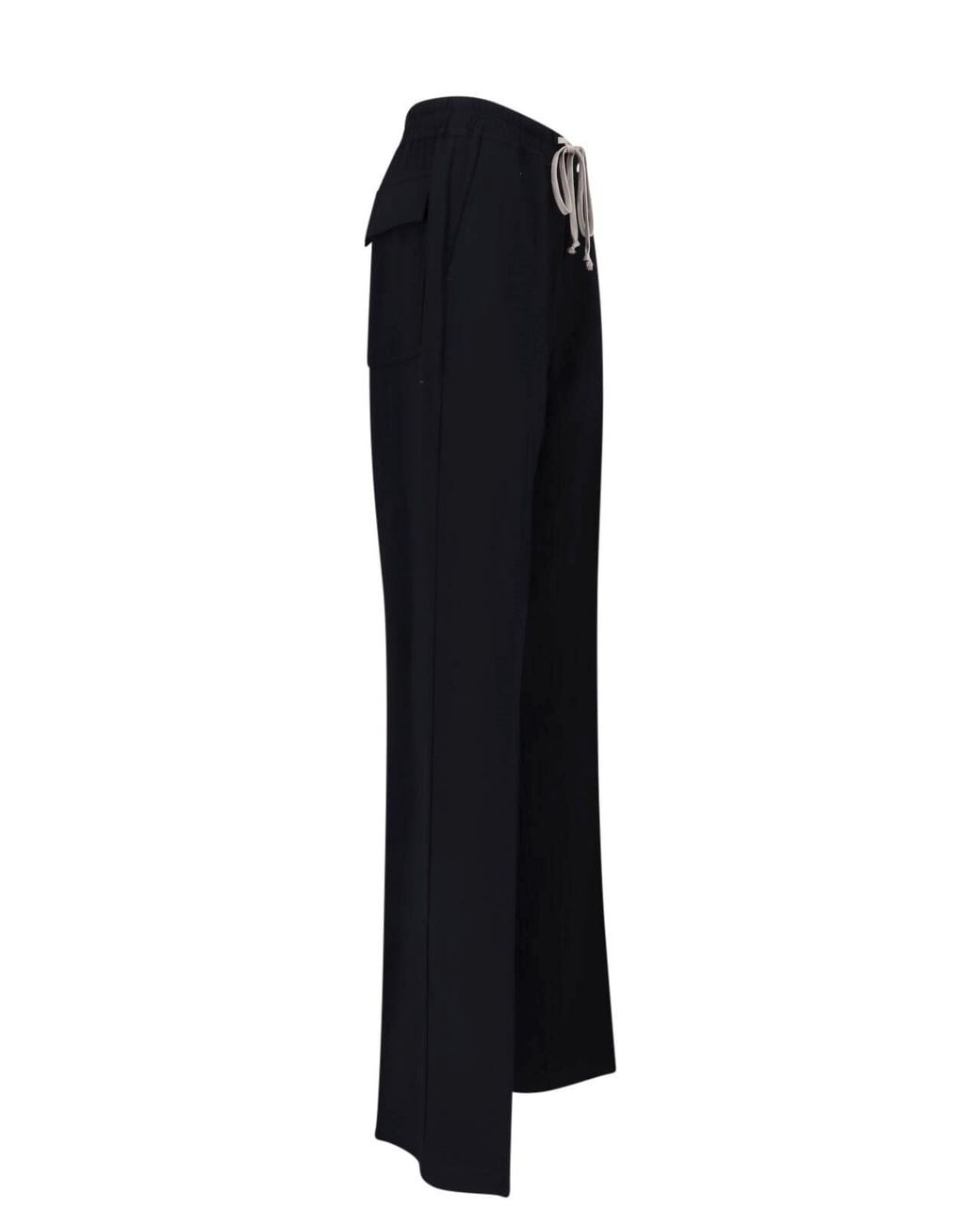 Rick Owens Blue Straight Pants