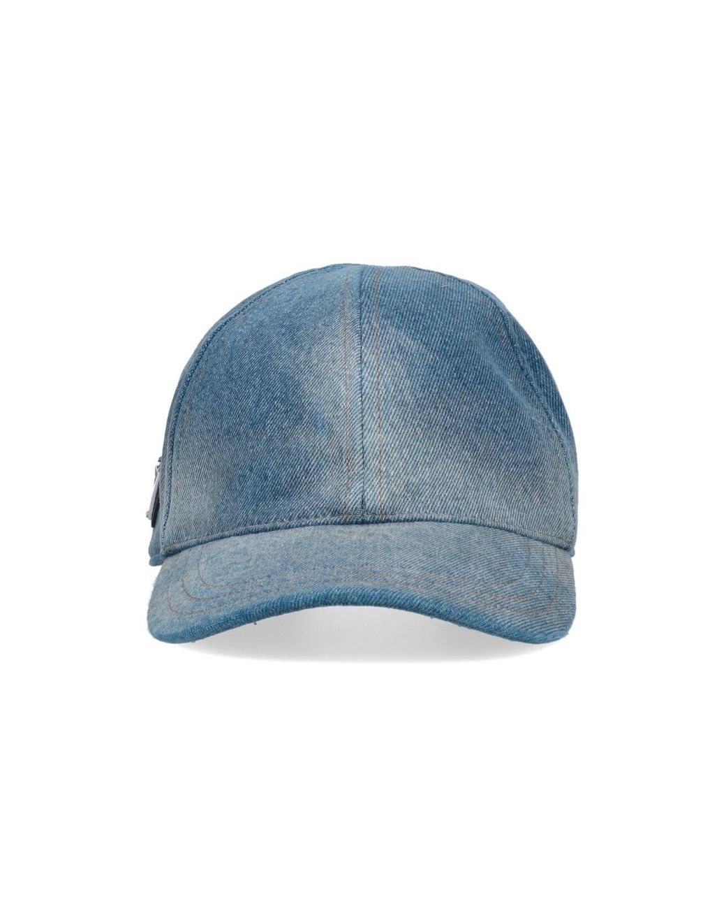 Prada Denim Baseball Hat in Blue for Men | Lyst