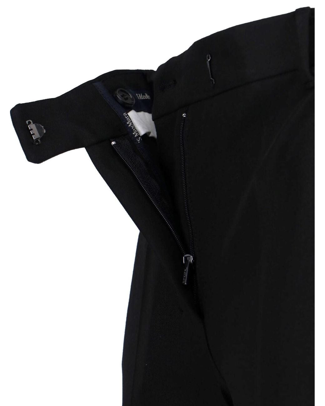Max Mara Black Tailored Trousers