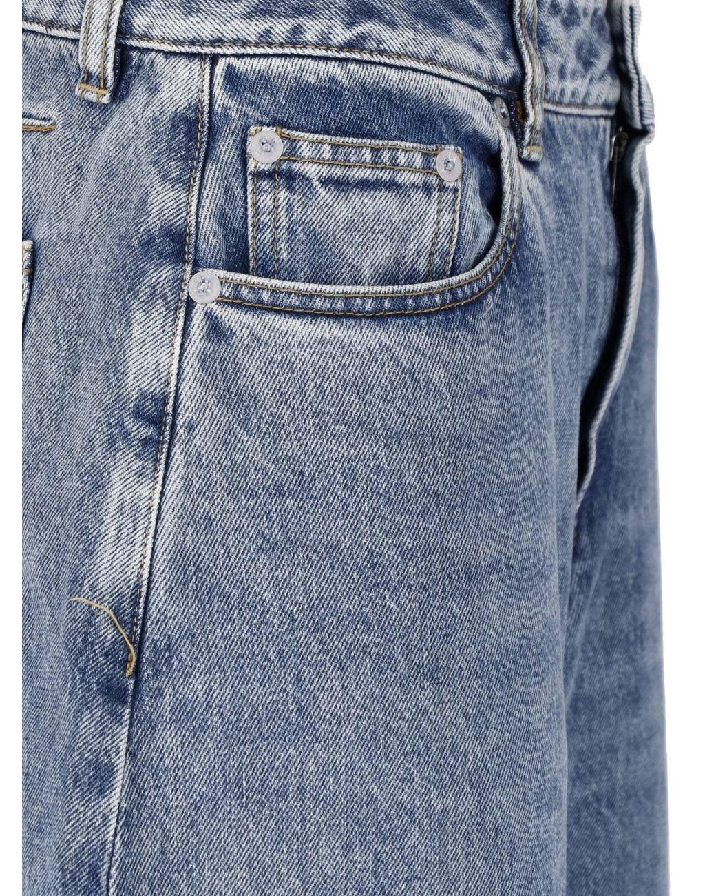 Alaïa Blue Rounded Jeans