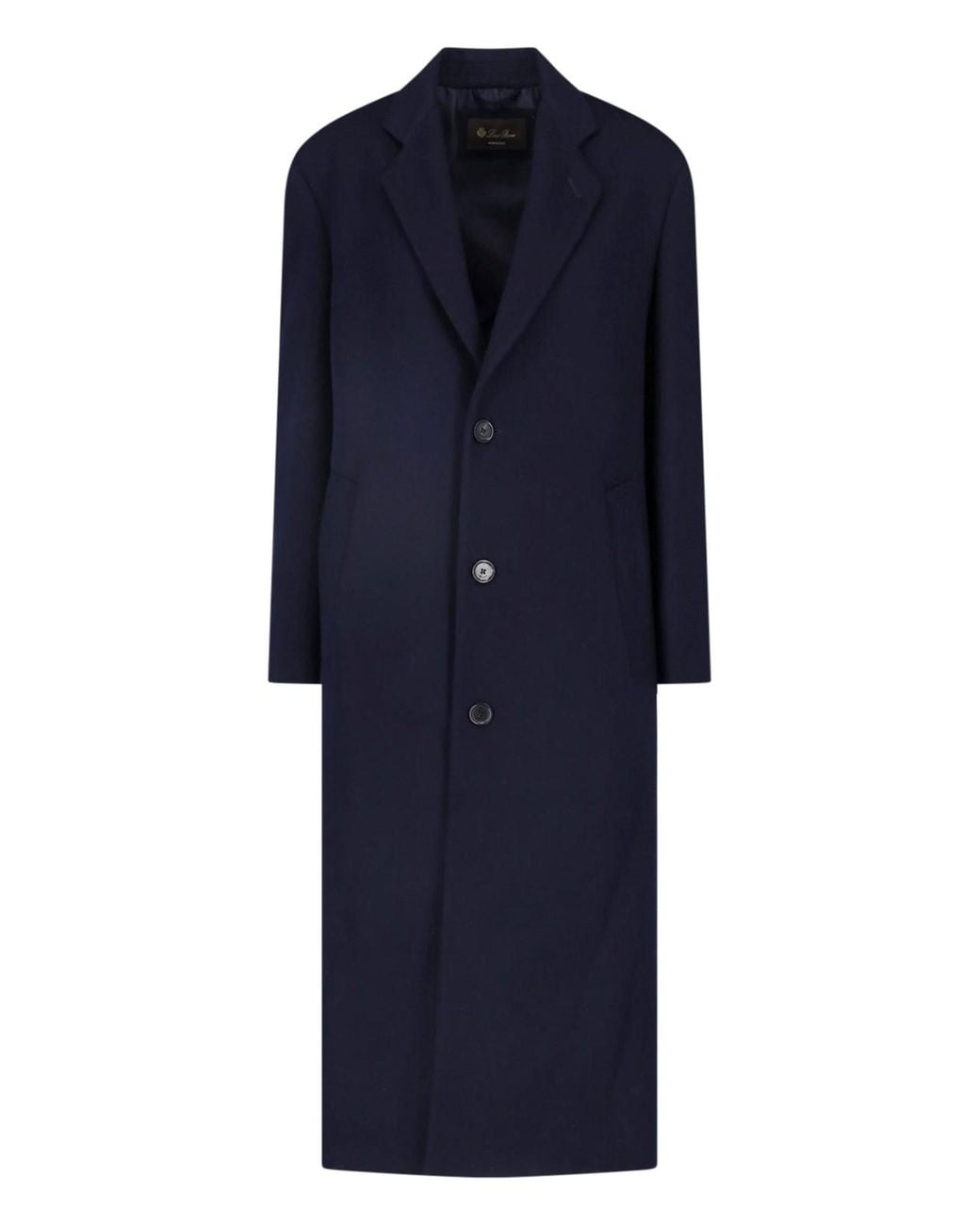 Loro Piana Blue Virgin Wool Coat