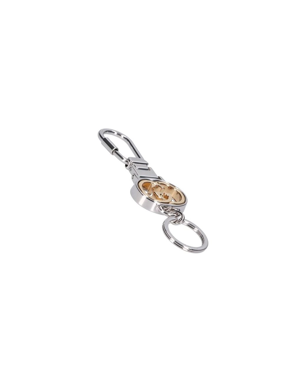 Gucci White Keychain "Gg" for men