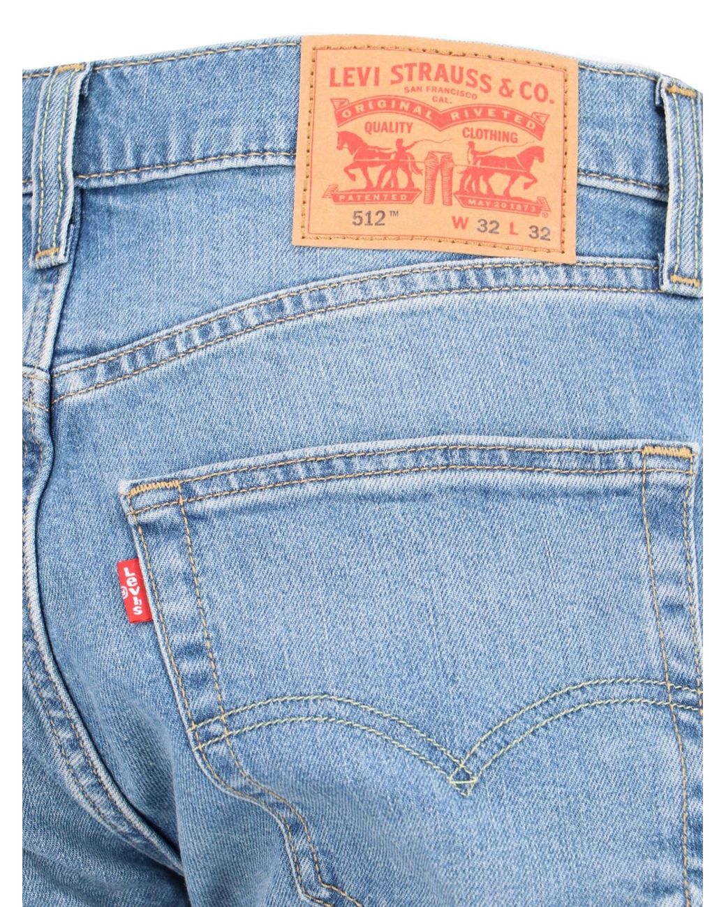 Levi's Strauss Blue '512' Slim Jeans for men