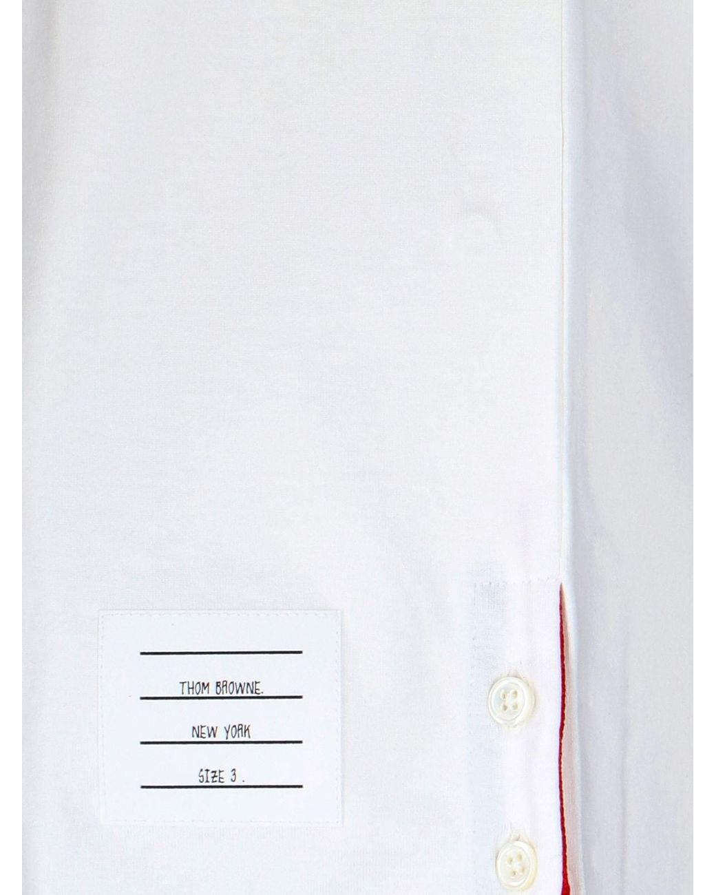 Thom Browne White Pocket T-Shirt for men