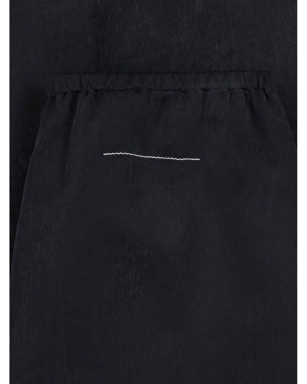 MM6 by Maison Margiela Blue Midi Skirt