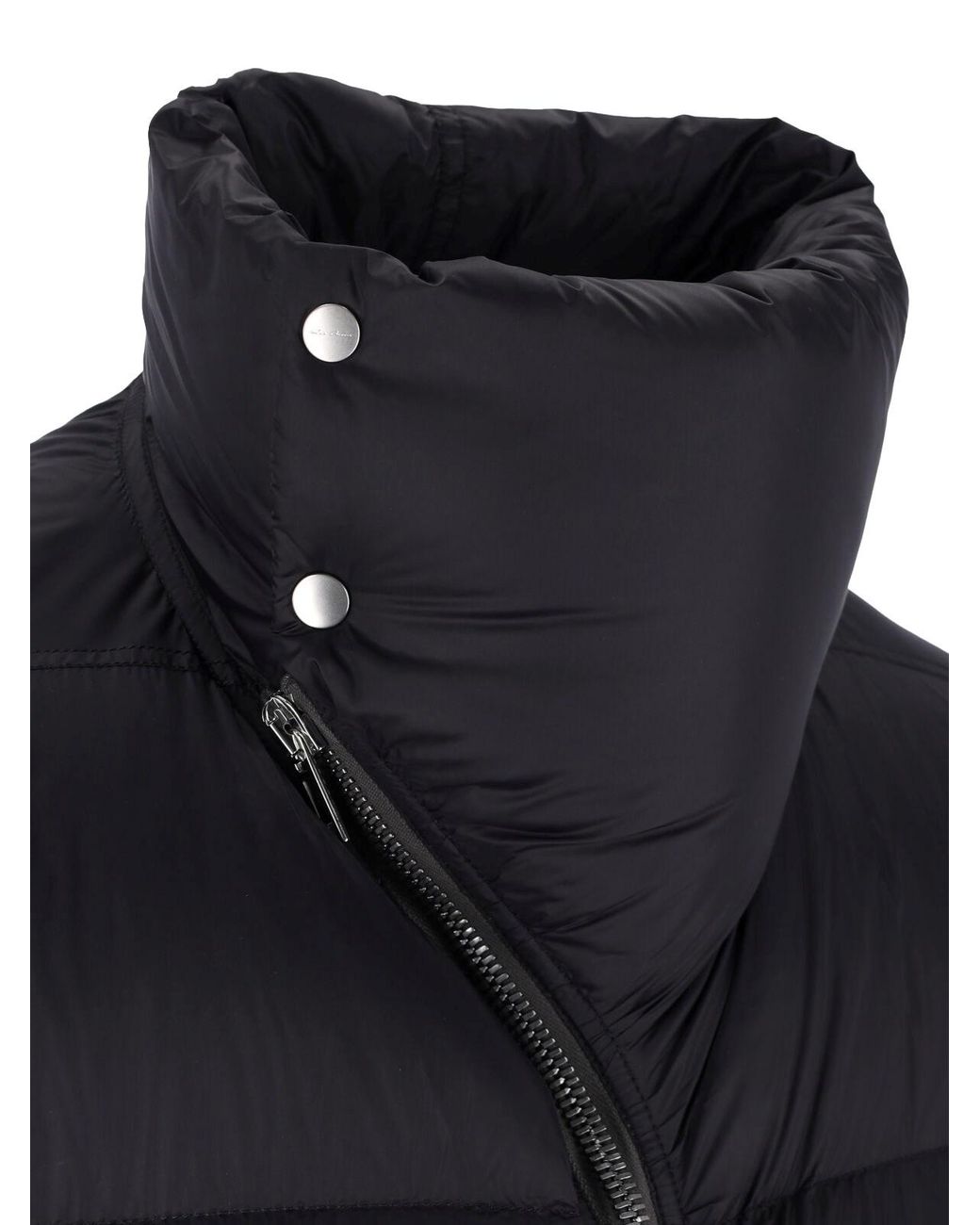 Rick Owens Blue Padded Jacket "Turtle" for men