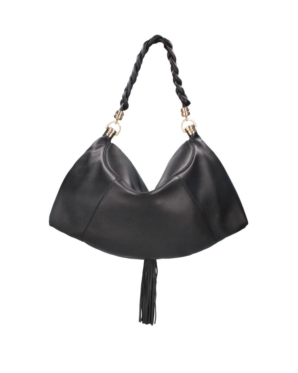 Chloé Black Shoulder Bag “Marcie Foulard”