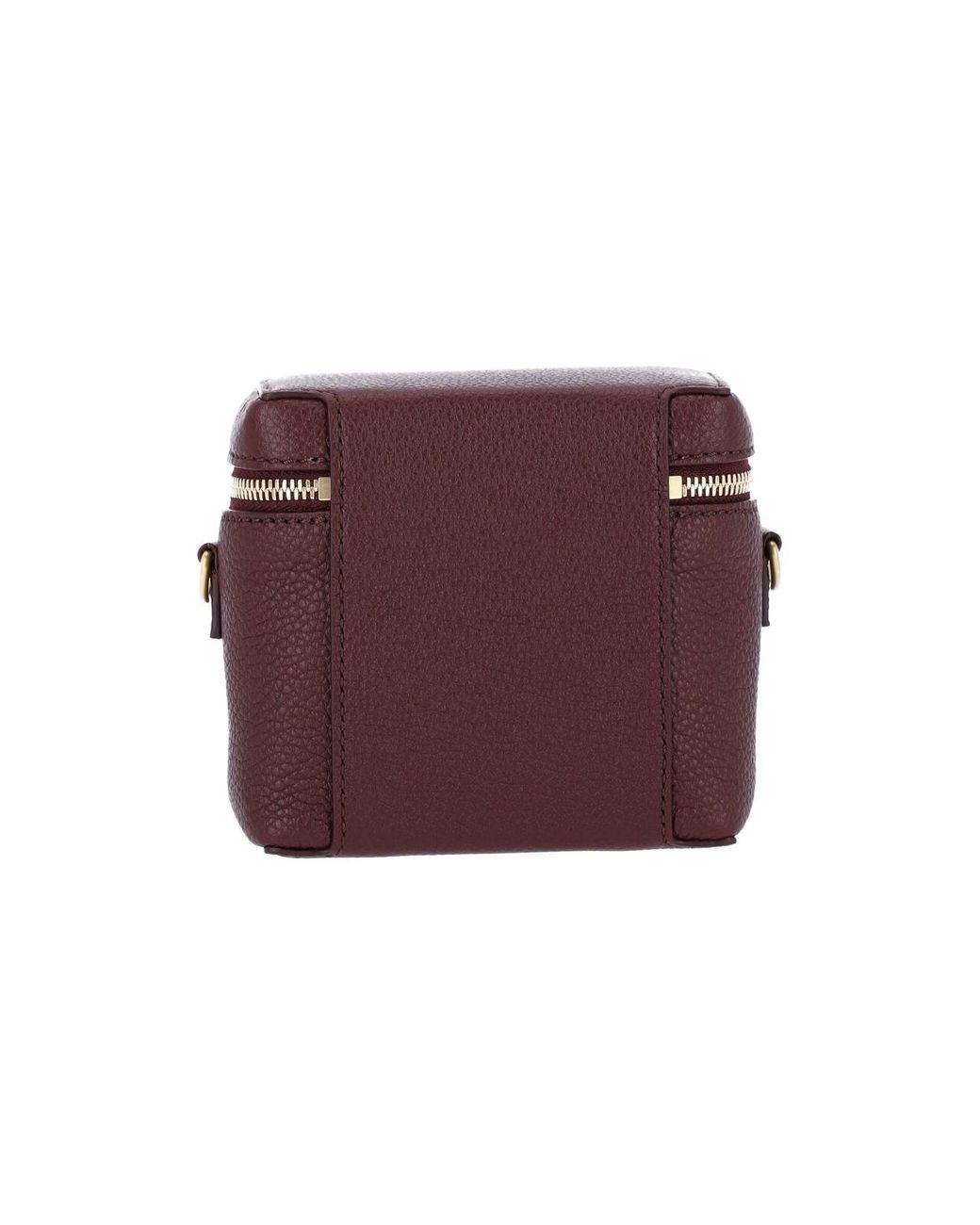 Thom Browne Purple Leather Pouch