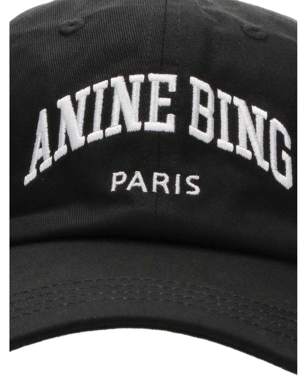 Anine Bing Black Baseball Cap "Jeremy"