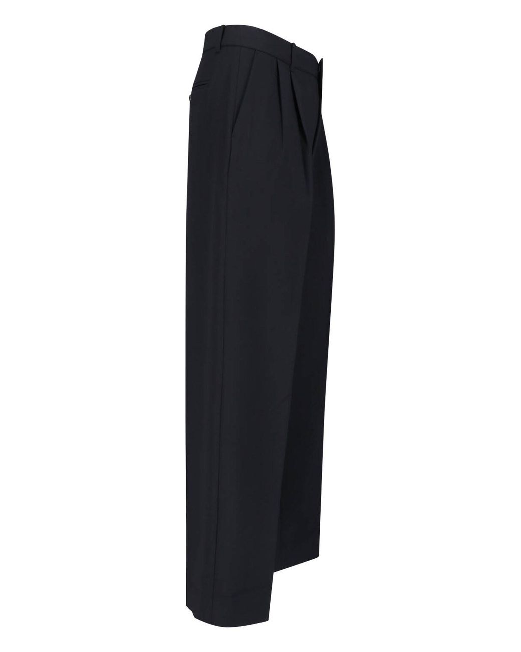 DUNST Blue Straight Tailored Trousers for men