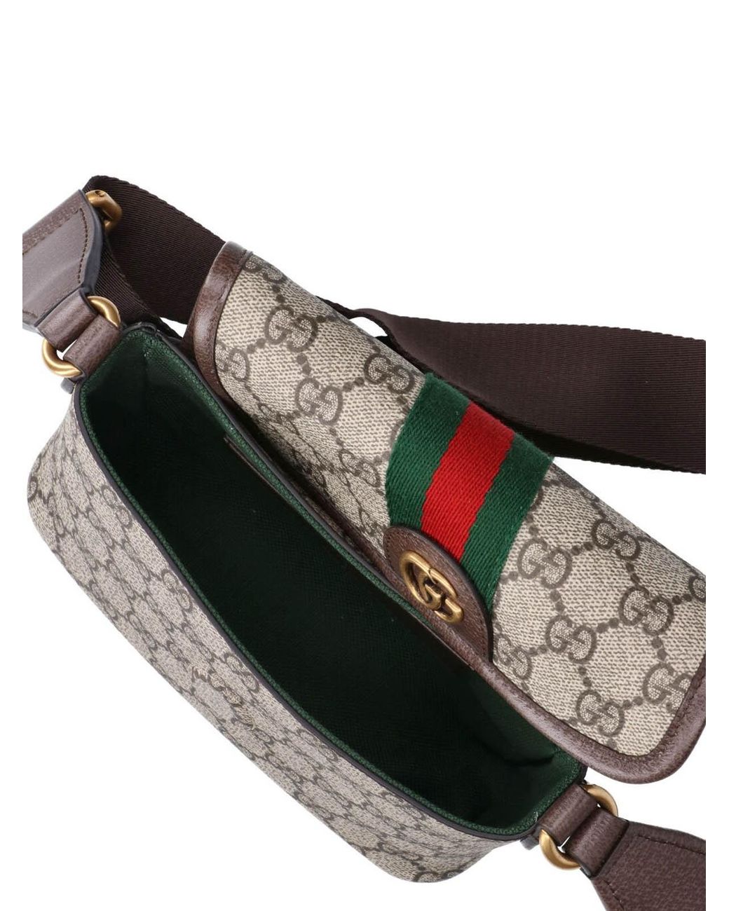 Gucci Gray Mini Shoulder Bag "Ophidia" for men
