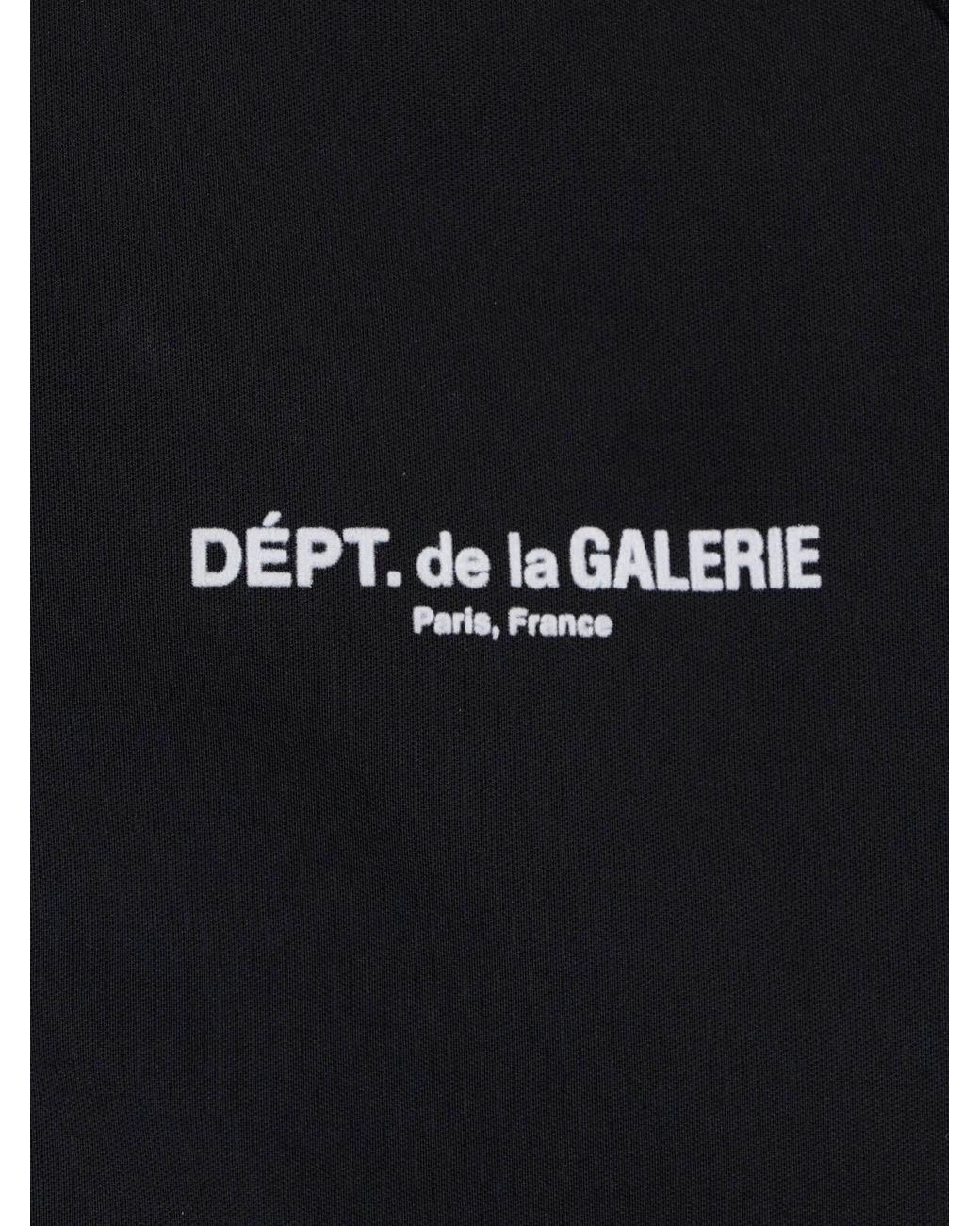 GALLERY DEPT. Black Hoodie “French Track” for men