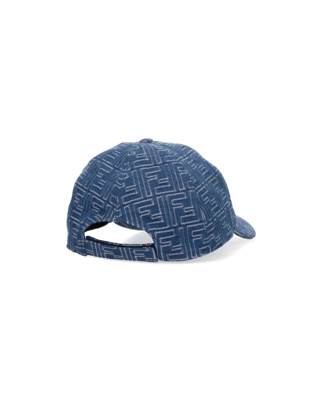 Cappello Baseball "Ff" di Fendi in Blue da Uomo