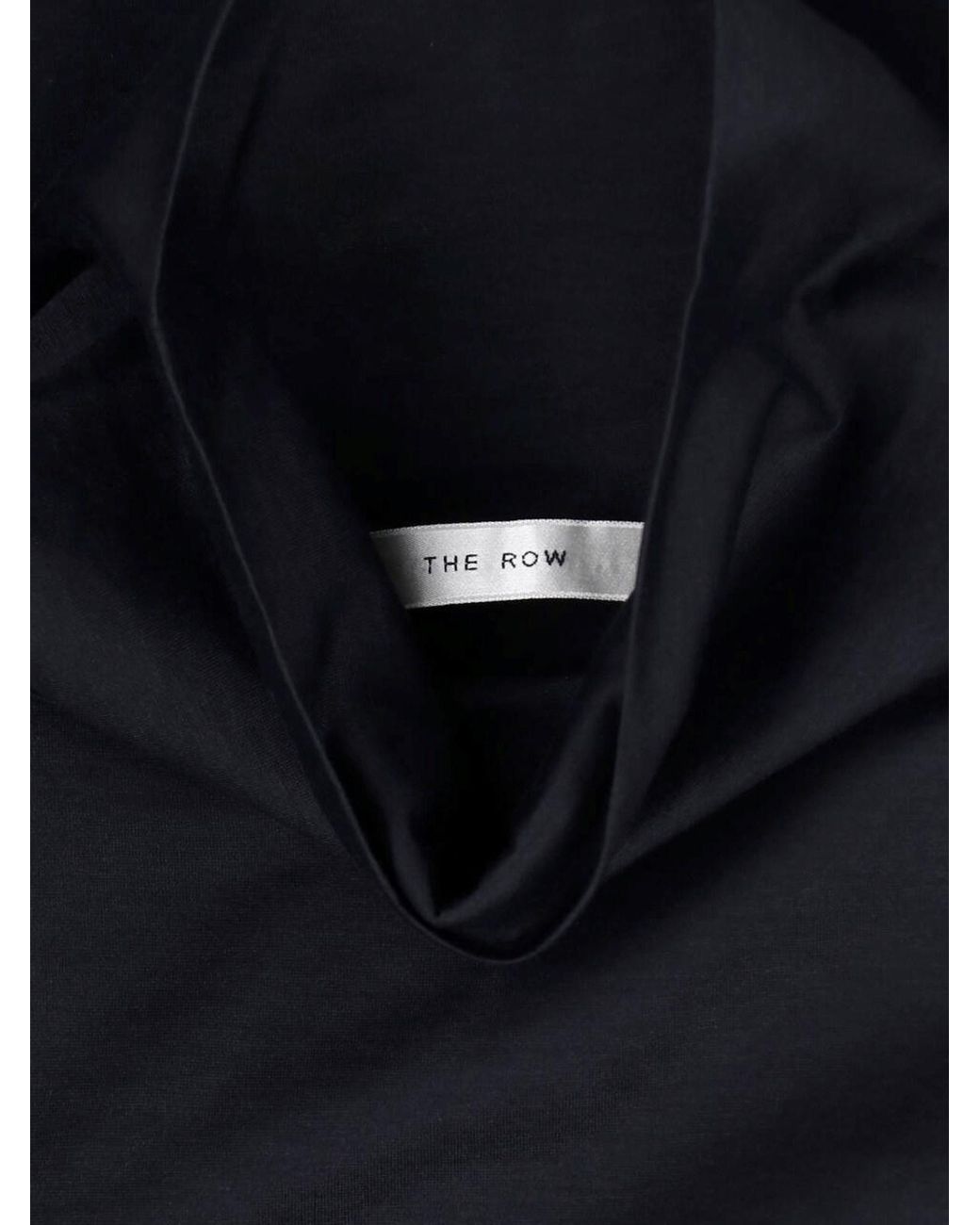 The Row Blue Silk-Blend Top "Anapolis"