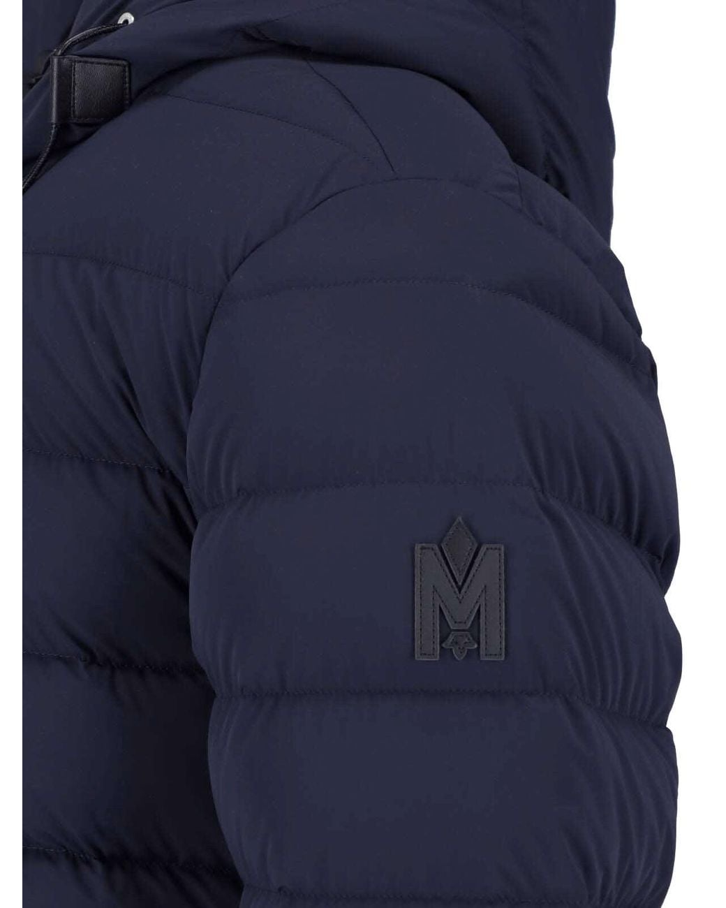 Mackage Blue Down Jacket With Hood "Jack" for men