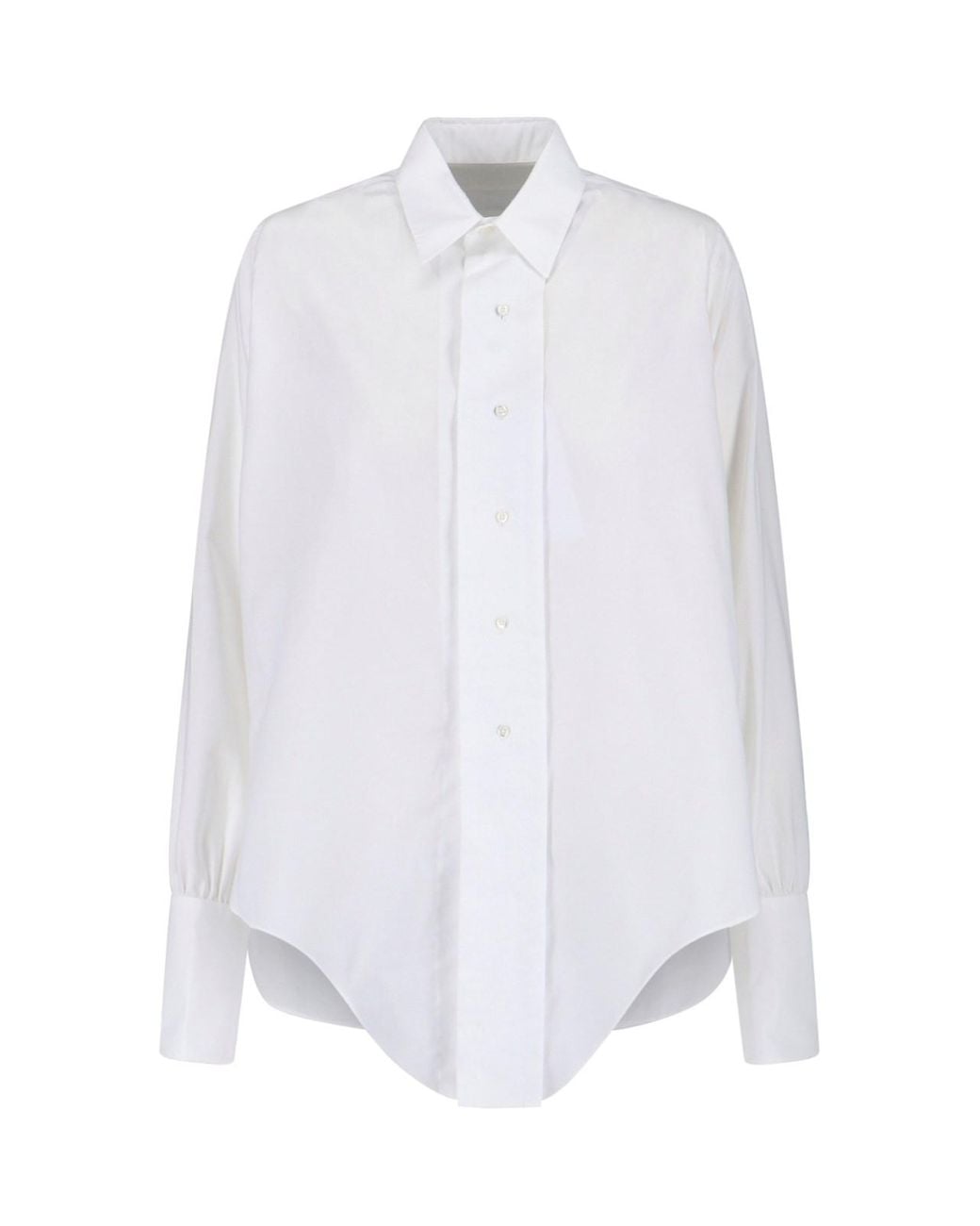 Maison Margiela White Cotton Blouse