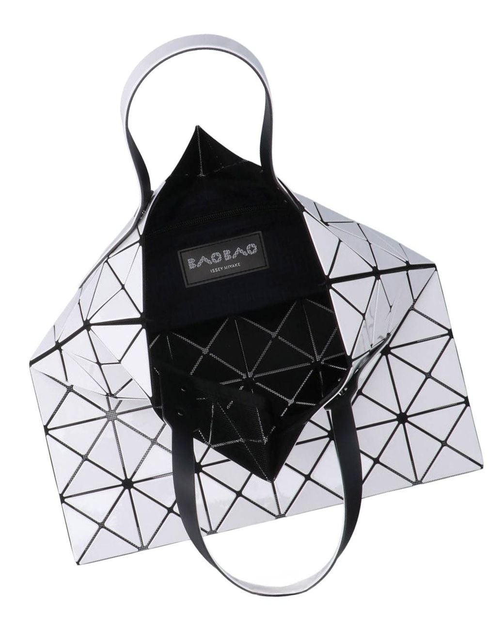 Issey Miyake White Tote Bag "Prism"