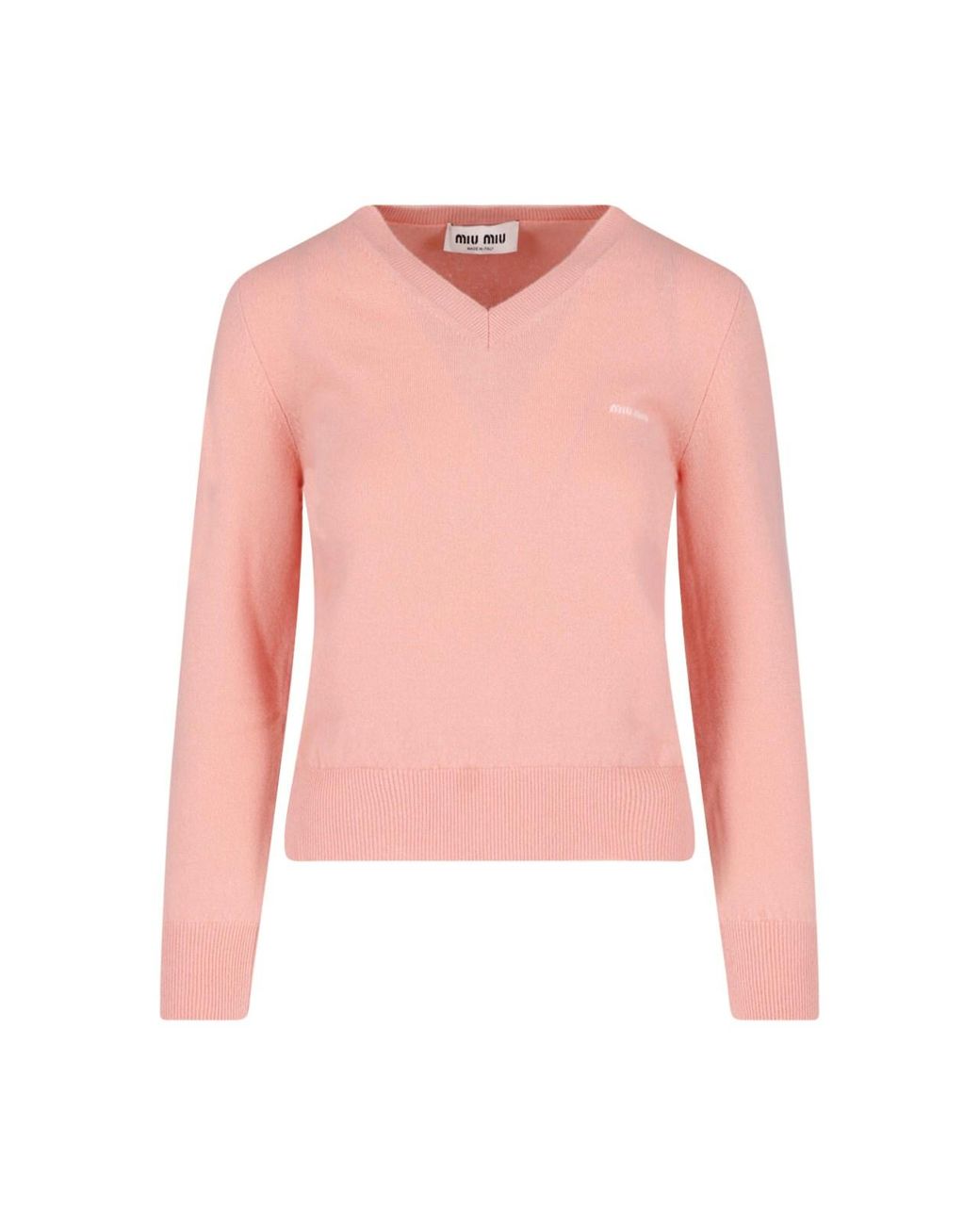 Miu Miu Pink Virgin Wool Sweater