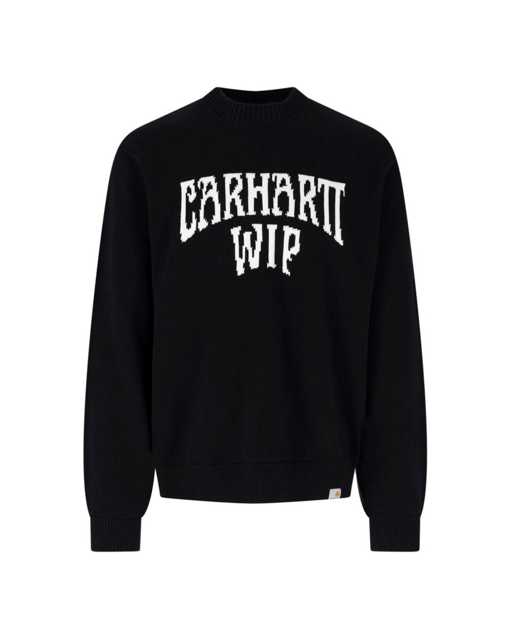 Carhartt Black Sweater "Deck" for men