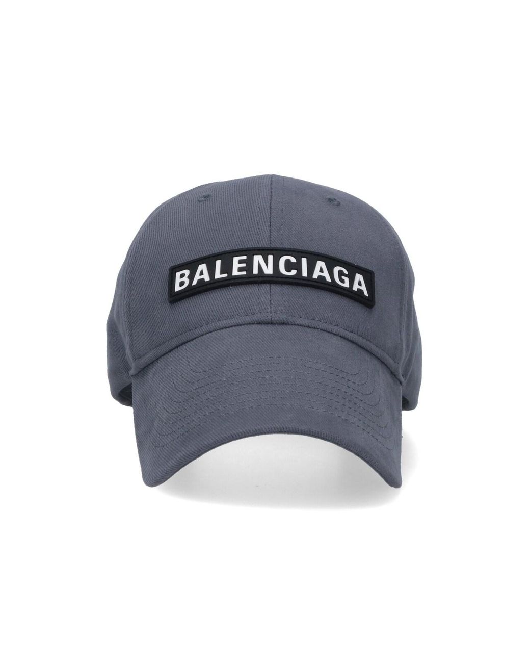 Balenciaga Blue Logo Baseball Cap for men
